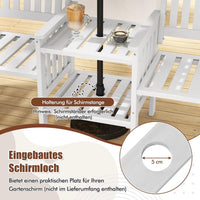 Gartenbankset Gartentisch Terrassenbank Balkonbank Set