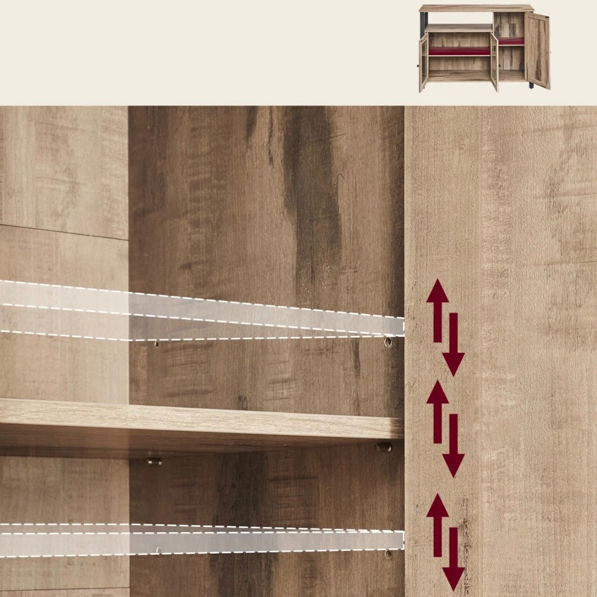 Sideboard Küchenschrank Aufbewahrungsschrank Küche Esszimmer