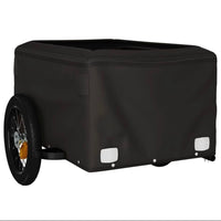 Fahrrad Transportanhänger Schwarz Anhänger Lastenanhänger Cargo Bike