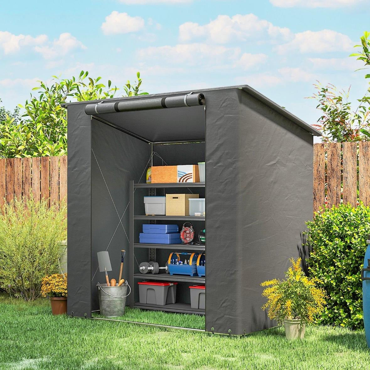 Zeltgarage 1,9x1,2m Wasserdicht
Garagenzelt Reißverschlusstür