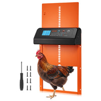 Hühnerklappe 350x250x73mm Hühnerstalltür Hühnertür Batteriebetrieben