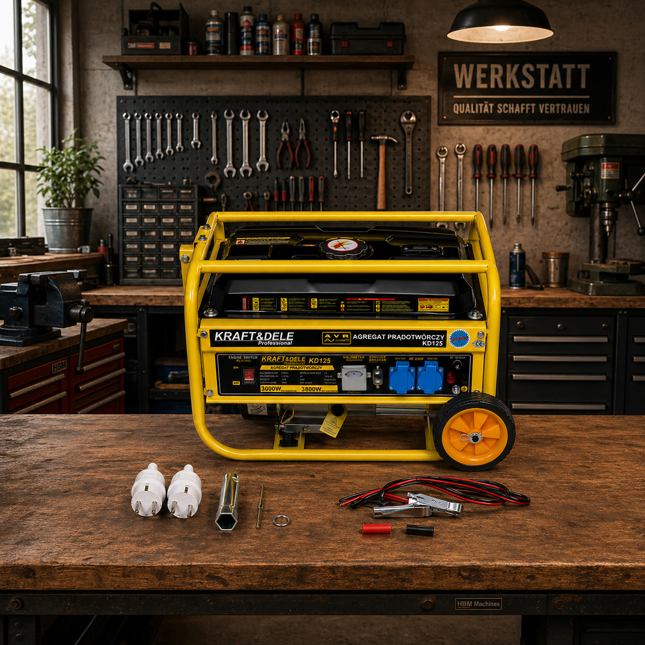 Stromgenerator 3,8 kW Benzin 230V Notstromaggregat Generator