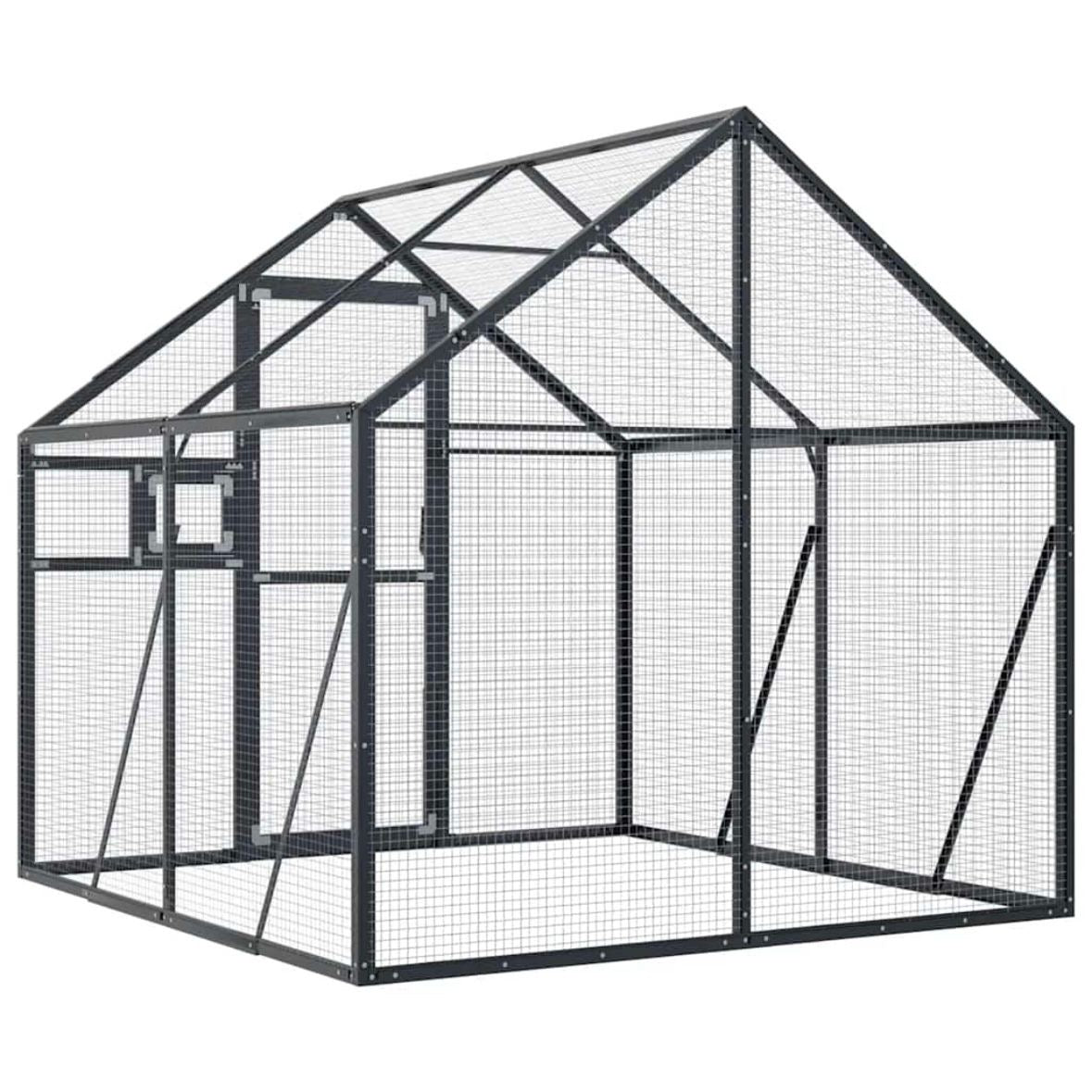 Voliere Vogelkäfig Aluminium