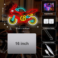 Motorrad Werkstatt Neon Schild LED Neon Wanddekoration Dekoration Wand