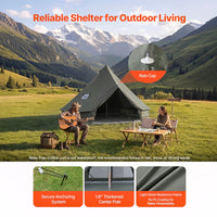 Canvas-Glockenzelt Campingzelt Zelt Outdoor Camping