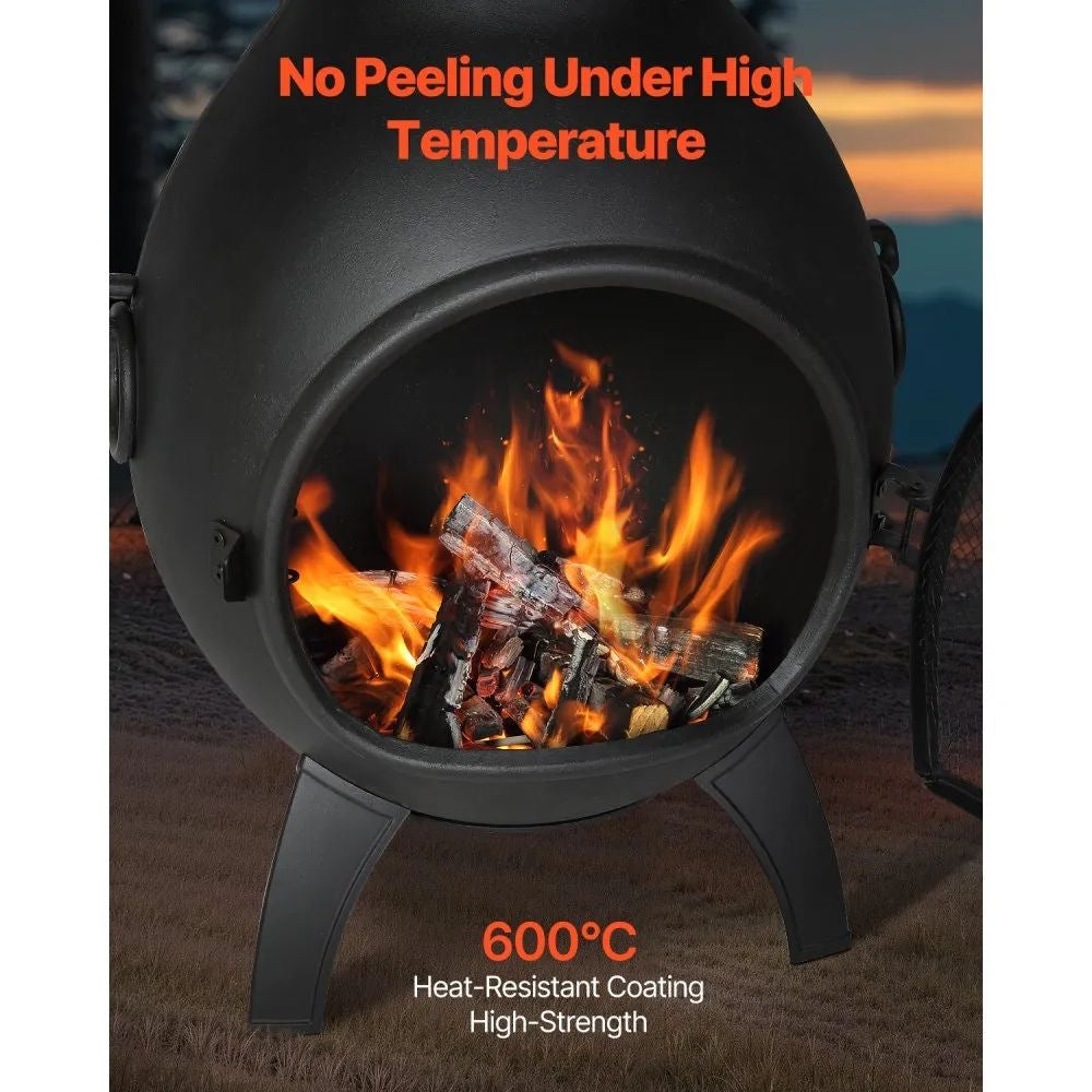 Gartenkamin Outdoor Feuerstelle Kaminofen Terassenofen Kamin