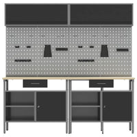 8tlg Werkbank Werkzeugschrank Werktisch Werkschrank