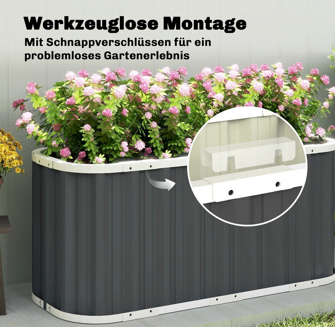 Hochbeet Gartenbeet Pflanzenetiketten Frühbeet