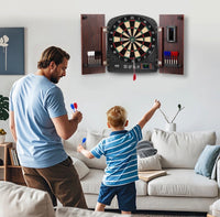 Dartschrankset Dartscheibe Zubehör Elektronisch Party