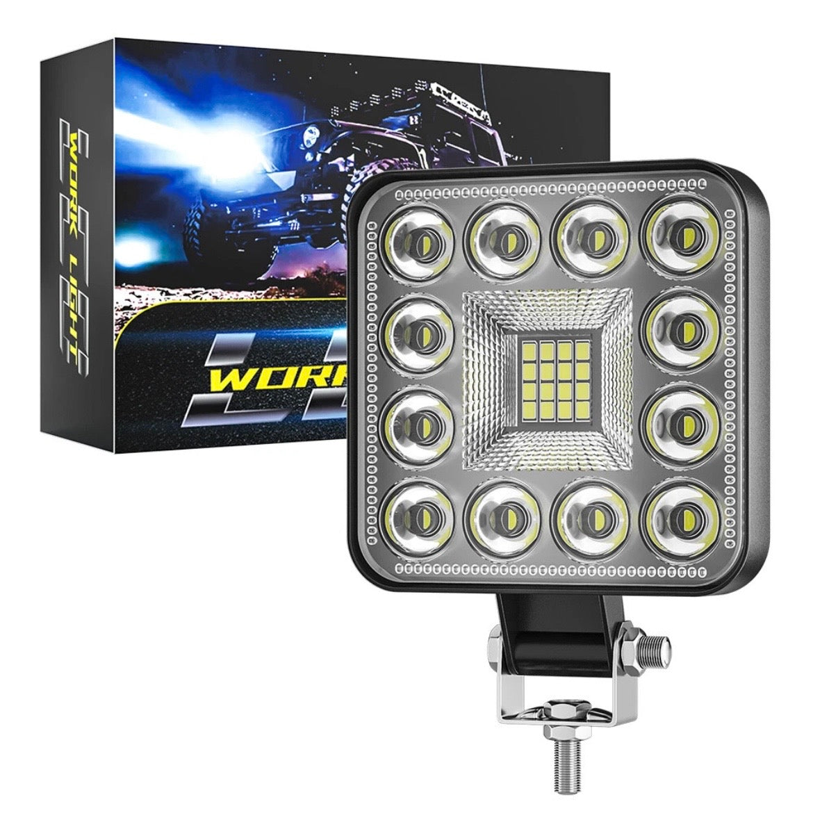 2x 48W LED Arbeitsscheinwerfer Rückfahrleuchte 12V 24V Kfz Scheinwerfer