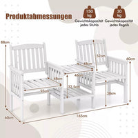 Gartenbankset Gartentisch Terrassenbank Balkonbank Set
