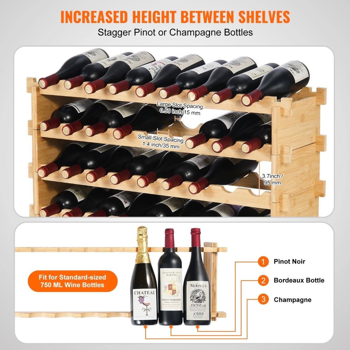 Weinregal Flaschenregal Weinschrank Flaschenständer Flaschen