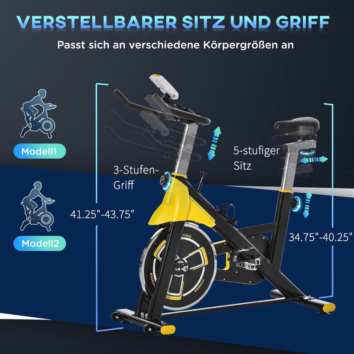 Fahrradtrainer höhenverstellbar Rollentrainer