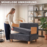 Schlafsessel 2in1 Bettfunktion Schlafsofa Gästebett Sessel Bett
