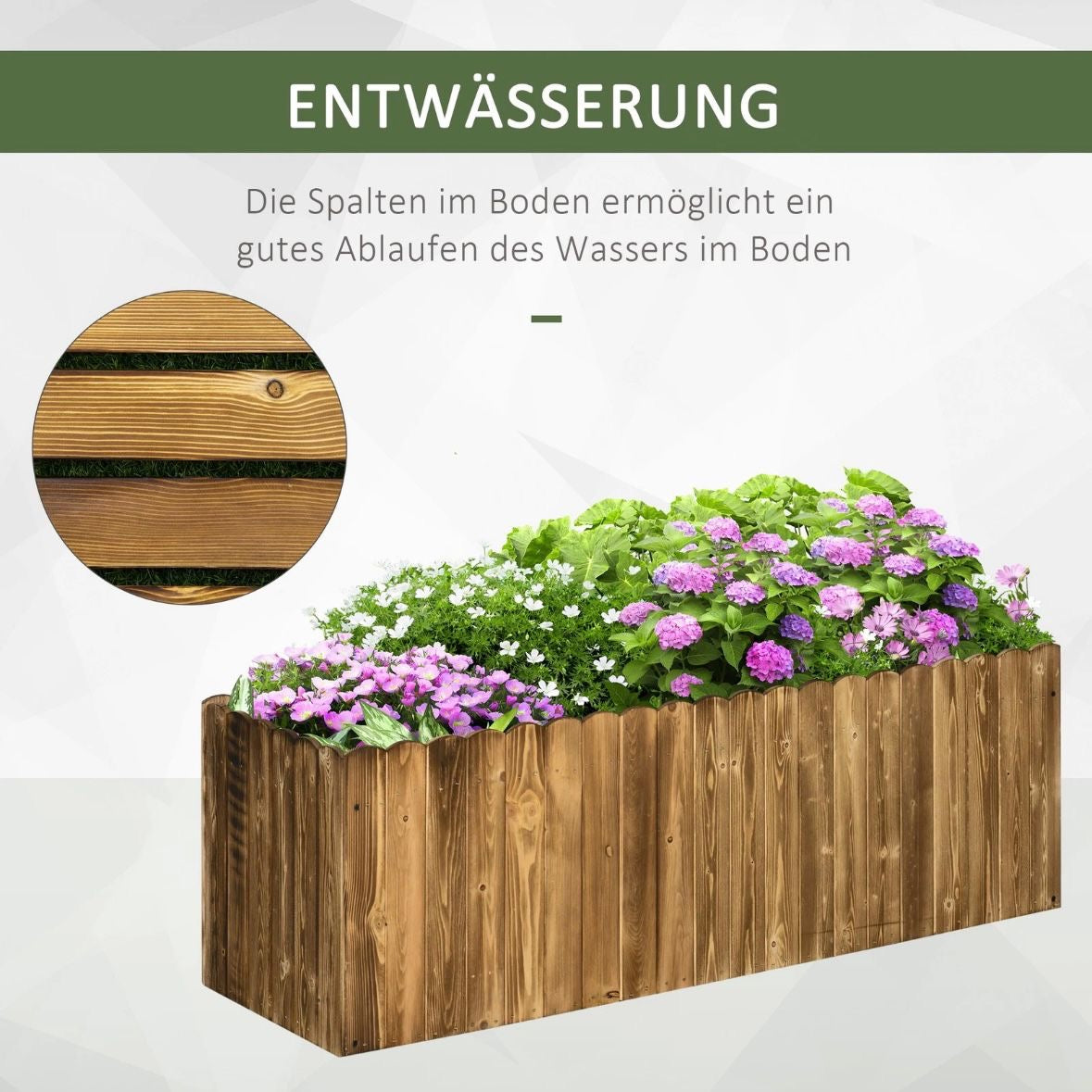 Hochbeet Pflanzkasten Kräuterbeet Blumenbeet Pflanzbeet Gemüsebeet