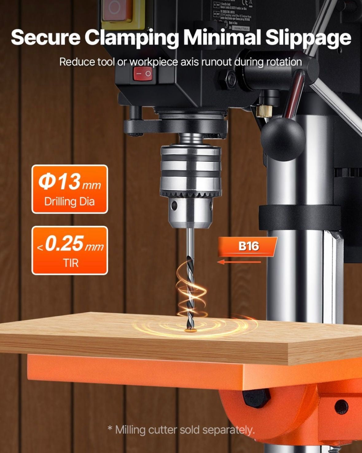 550W Standbohrmaschine Säulenbohrmaschine
