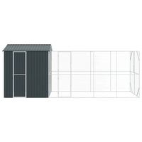 XXL Voliere Vogelkäfig Vogelvoliere Stahl Vogelhaus 621x208x247cm