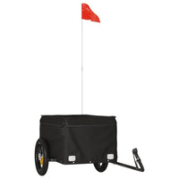 Fahrrad Transportanhänger Schwarz Anhänger Lastenanhänger Cargo Bike
