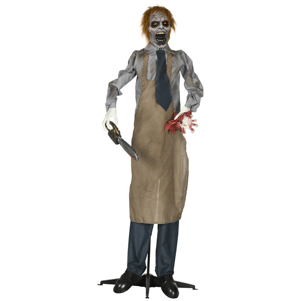 Hallowee Animatronic Kettensägenmörder Motorsägensound Schaltautomatik Deko