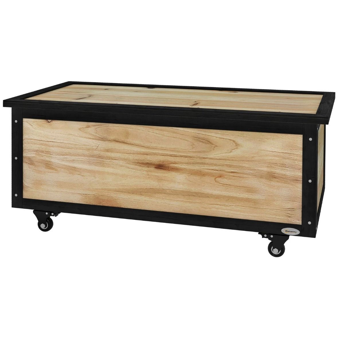 Gartenbox Holz Auflagenbox 121L Aufbewahrungsbox Balkon