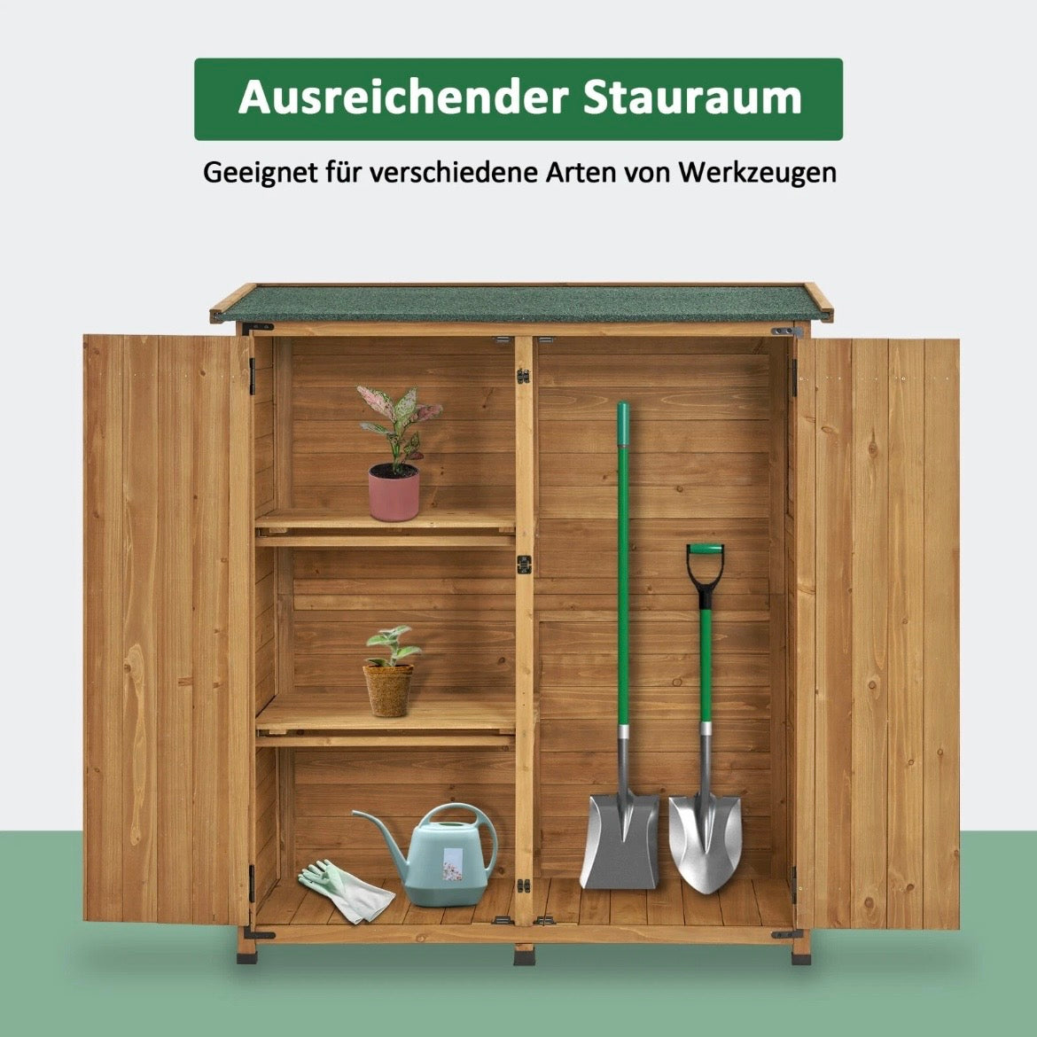 Gartenschrank Wetterfest Schrank Outdoor Gartenhaus Garten
