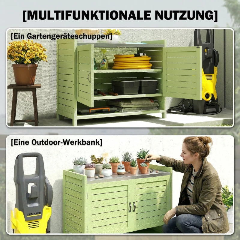 Pflanzentisch Gartentisch Gartenschrank Terrassenschrank