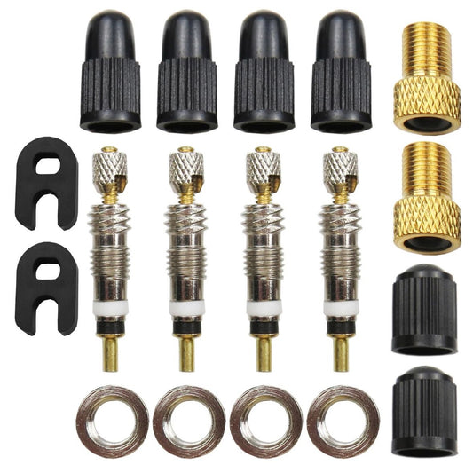 18tlg Fahrrad Ventil Reperaturset Ersatzventile Ventileinsatz