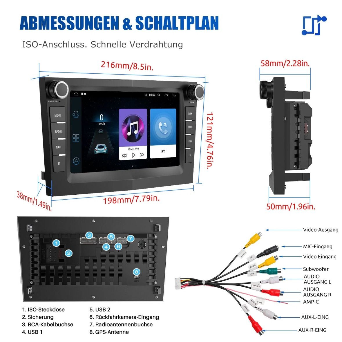 Android Autoradio Für Opel Meriva A Astra H Corsa CarPlay GPS RDS 32G