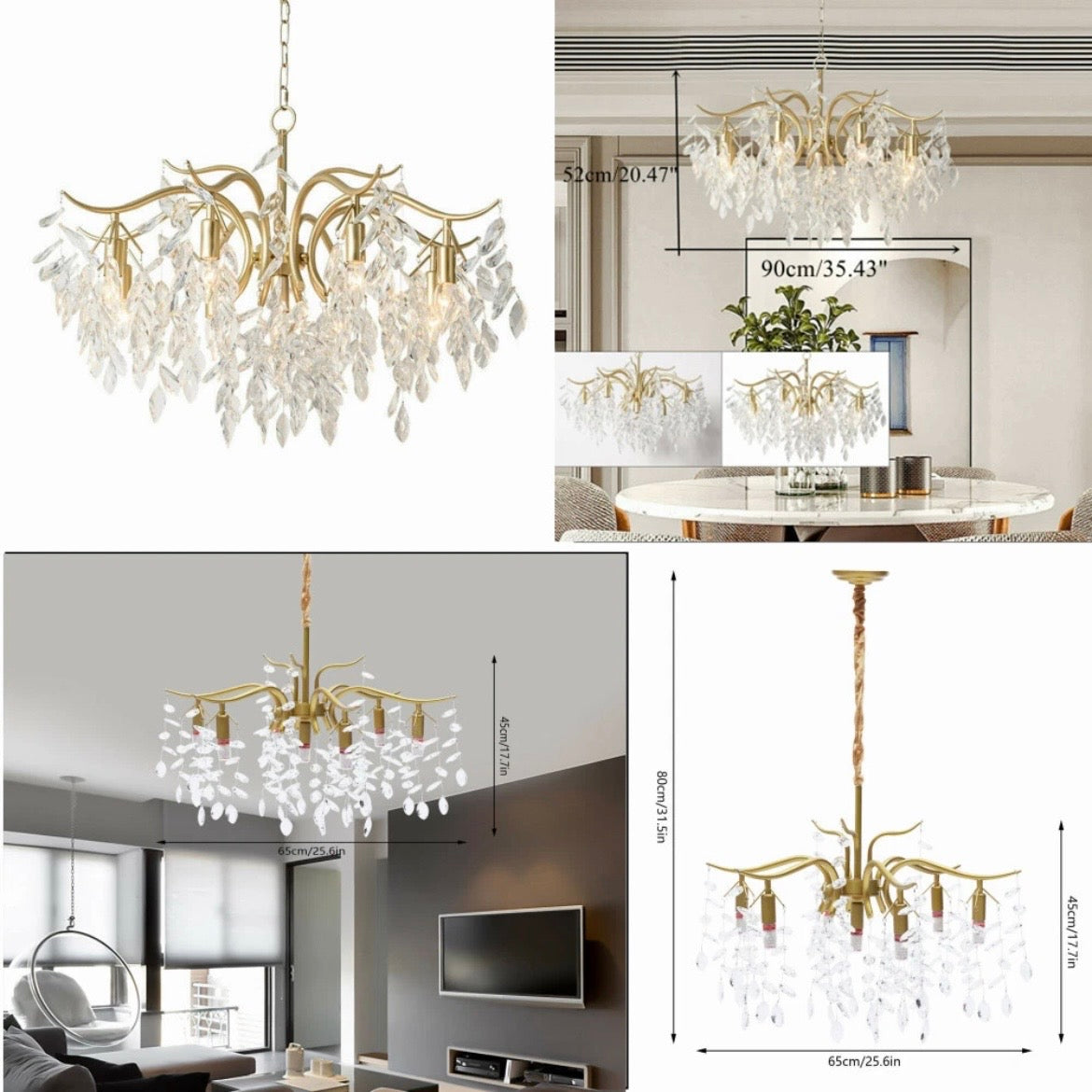 Deckenlampe Hängelampe Deckenleuchte Kronleuchter