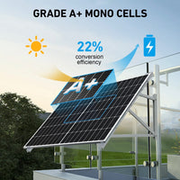Dokio 200W Watt 12V Solar Panel Mono Kit Outdoor