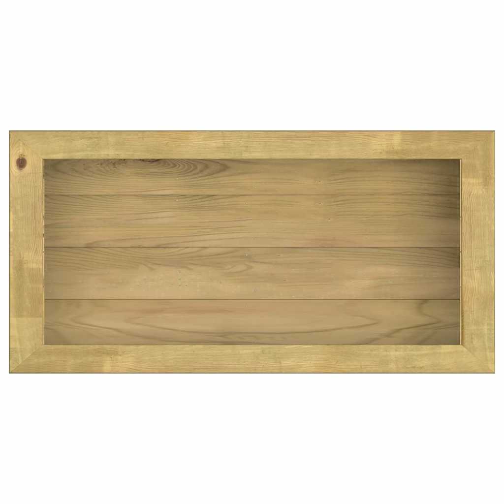 Hochbeet 100x50x50 cm Kiefernholz Pflanzkasten Garten Gemüsebeet