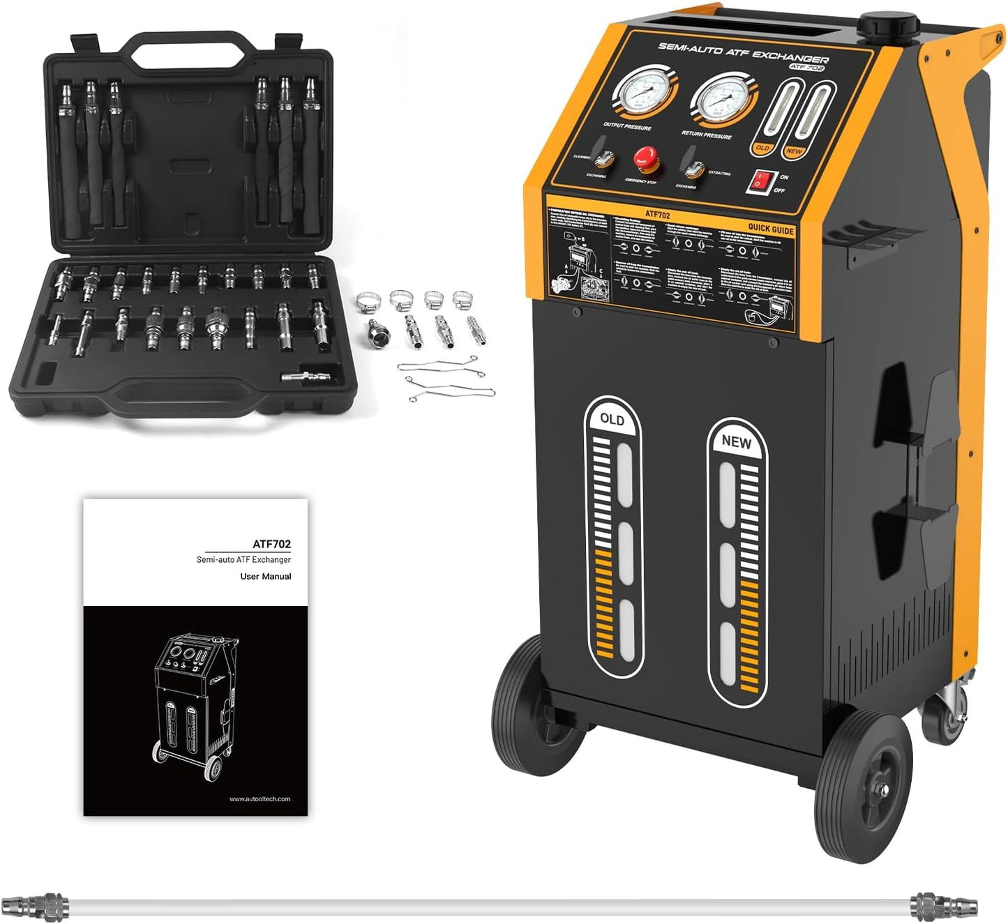 Getriebespülgerät Automatikgetriebe Ölwechsel 12V 20L Adapter Set