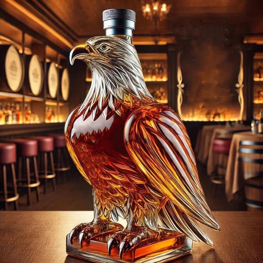 Whiskey Glas 19cm Karaffe Adler Deko
Flasche Dekoration