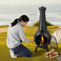 Gartenkamin Outdoor Feuerstelle Kaminofen Terassenofen Kamin