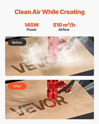 Schweißrauchabsauger 145W Lötrauchabsorber 510m³/h 10 Stufen HEPA Filter