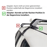 2 x Alu Relingträger Universal Dachträger 150kg Lastenträger