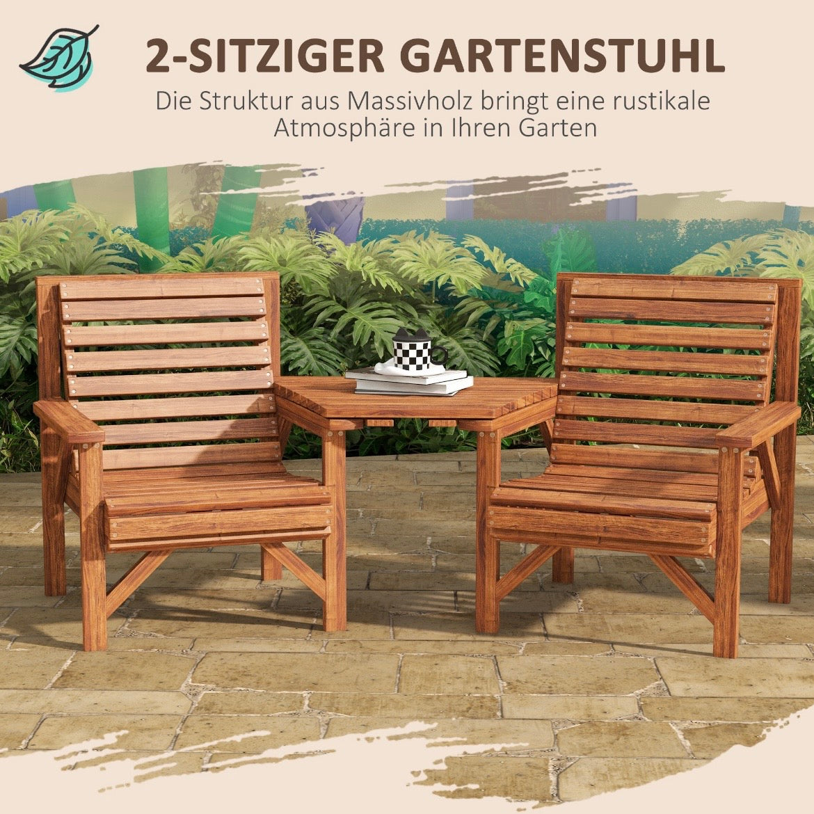 Bistroset Wetterfest Gartenmöbelset 
Gartentisch Gartenmöbel