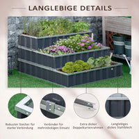 Hochbeet Stahl 3 stufige Gartenbeet