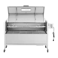 Spanferkel Grill Drehspieß Rotisserie XXL 60kg Edelstahl Elektrisch Grillrost