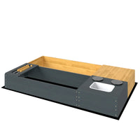 Sandkasten 2-teilig 150x90cm Sandkiste Outdoor Spielgeräte