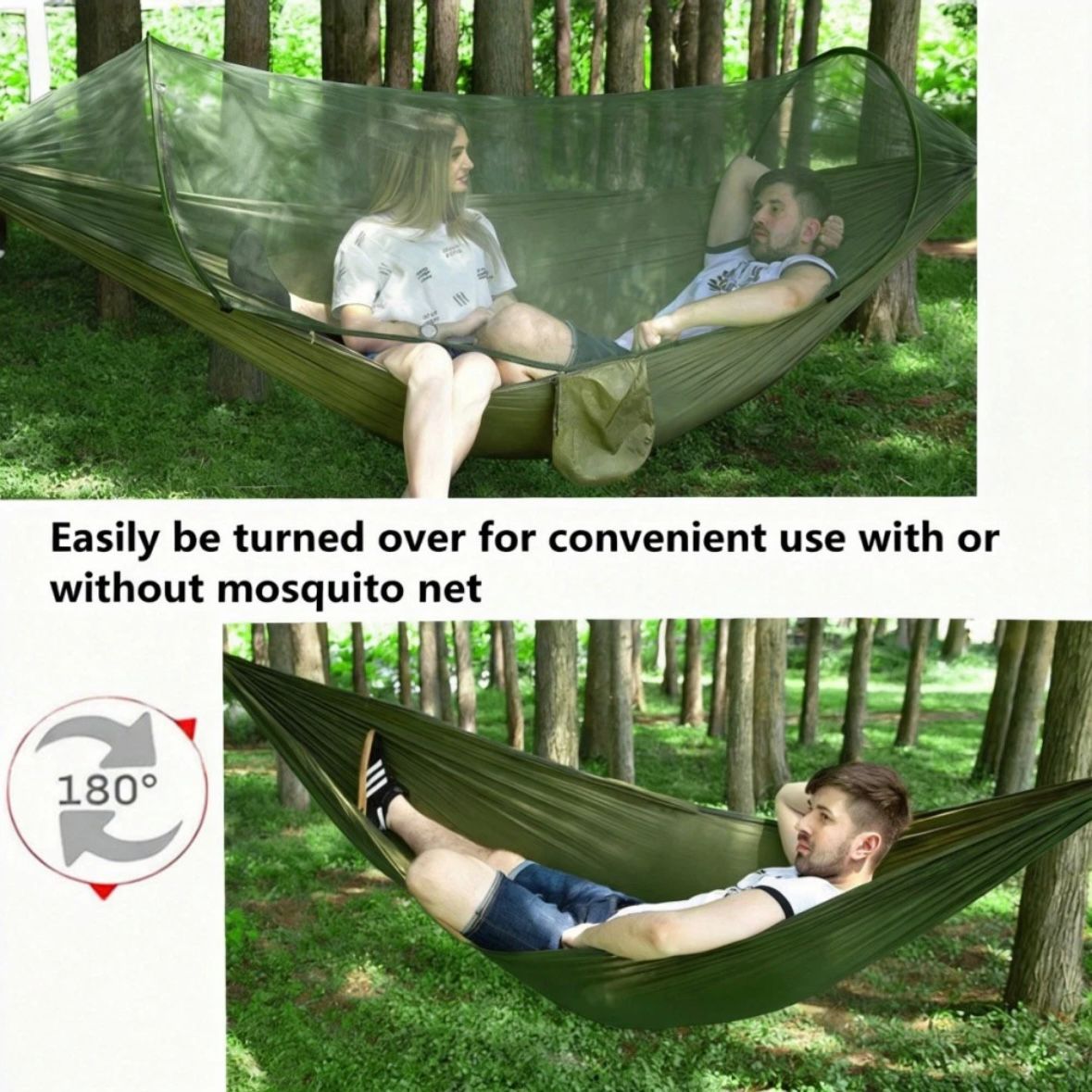 Camping Hängematte mit Moskitonetz Outdoor bis 300kg