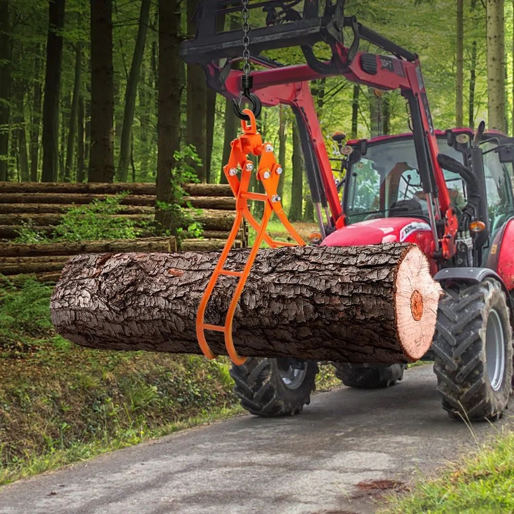 Forstzange 1500kg Zange Fortstwirtschaft Holzzange Holzgreifer Hebezange