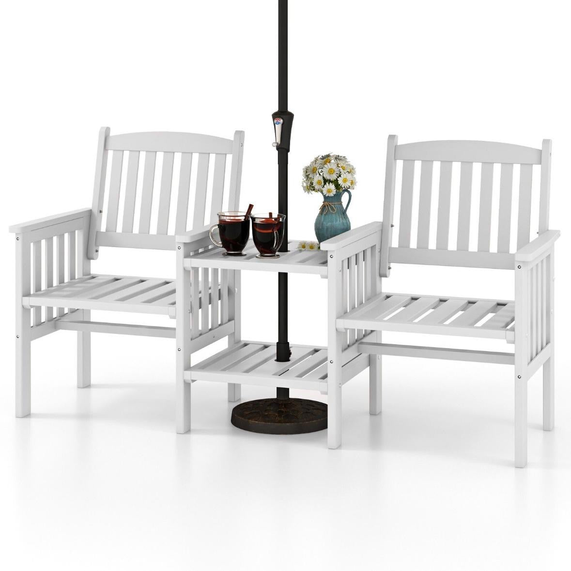 Gartenbankset Gartentisch Terrassenbank Balkonbank Set