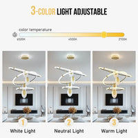 LED Kronleuchter Deckenlampe Hängelampe Ring Pendelleuchte Einstellbar