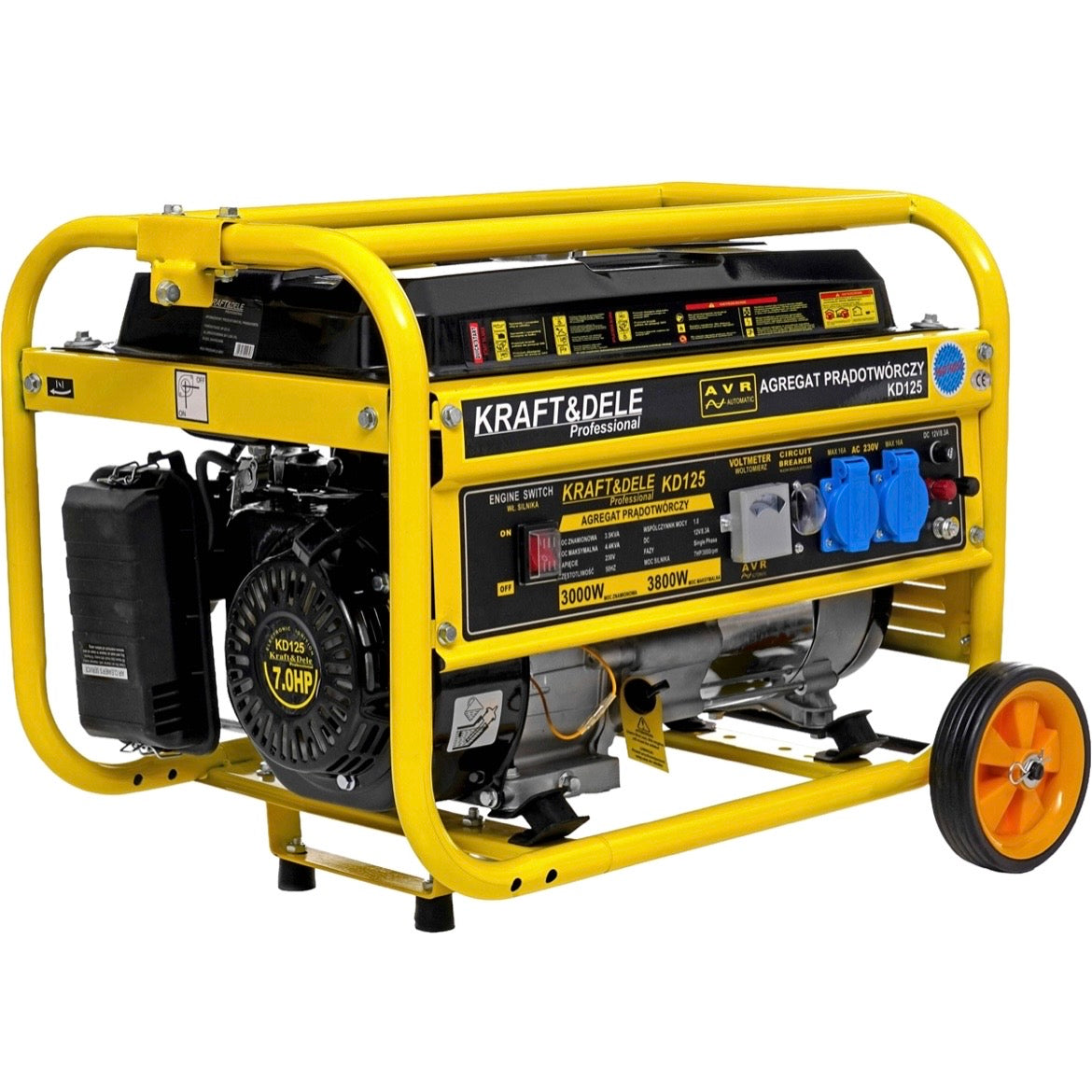 Stromgenerator 3,8 kW Benzin 230V Notstromaggregat Generator