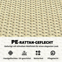 Hochbeet Rattan Optik Pflanzkasten Pflanzbeet Gartenbeet Gartenpflege