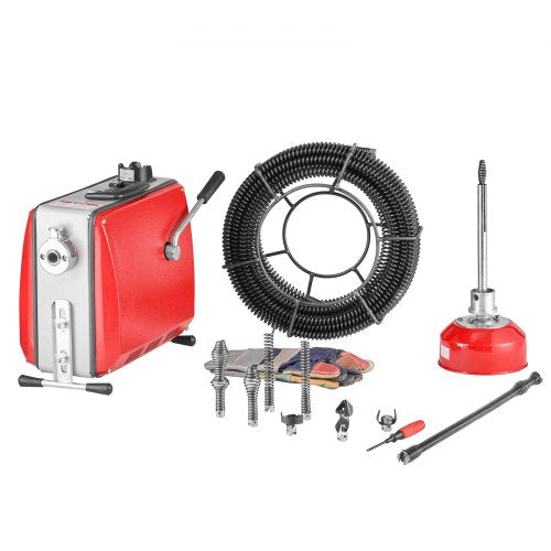 Rohrreinigungsmaschine 500W Abflussreiniger Elektrisch Reiniger