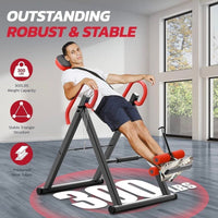 Inversionsbank Klappbar Rückentrainer Rückenstrecker Fitness Wirbelsäule