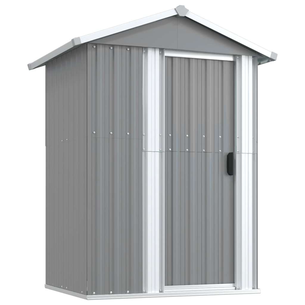 Geräteschuppen 126x97,5x177cm Verzinkt Gartenhaus Schuppen Metall Gartenmöbel