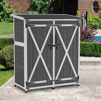 Gartenschrank Wetterfest Schrank Outdoor Gartenhaus Garten